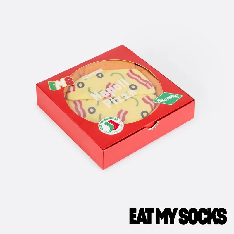 EAT MY SOCKS｜襪子｜快餐系列｜Pizza (2入)◉70D036